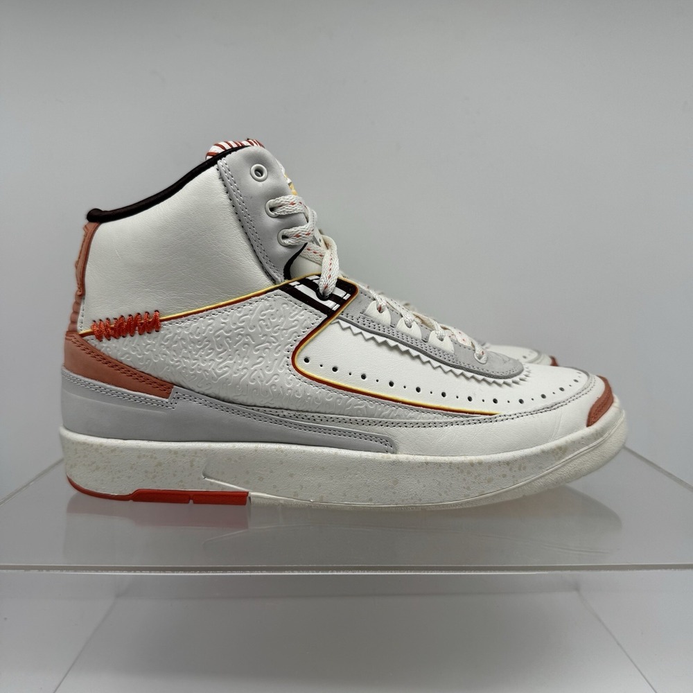 Men's Air Jordan Retro 2 II Maison Chateau Rouge Chicago Youth DO5254-180 Size 9